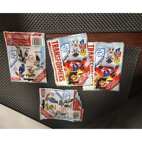 Lot of 4 Transformers Mystery Mini Walker Blind Bags • Hasbro New/ Sealed - Picture 1 of 5